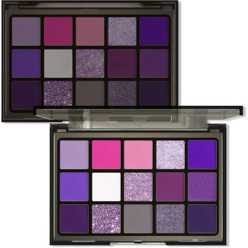 Kalanka-Fards À Paupières 15 Couleurs Violette Metallic Longue Durée Glitter Palette Shimmer Matte Palettes De Maquillage Hautement Pigmentées 