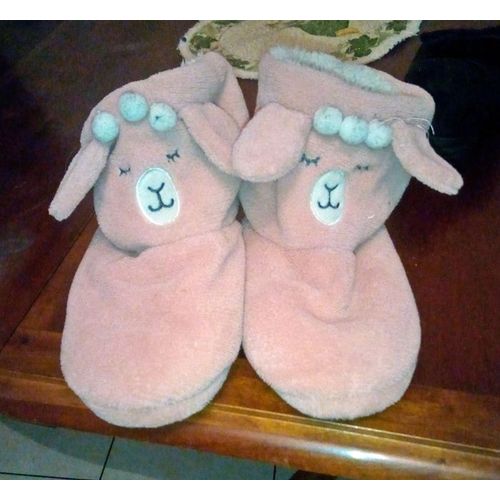 Chaussons Lapins Roses Taille 34-35 ..