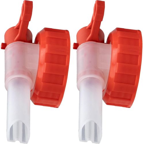 KALANKA-SABEU Fluxx 2pc. AH 13/45 HF Robinet de soutirage pour bidons de 2L et 3L avec filetage DIN 45 extérieur 41,0mm Transvasement sans glouglou