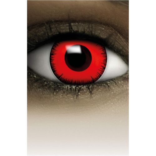 Kalanka-Lentilles Halloween Volturi Vampire Rouge, 2pcs 1 Paire - Lentilles De Contact Colorées Pour Déguisement, Usage Unique, Sans Correction