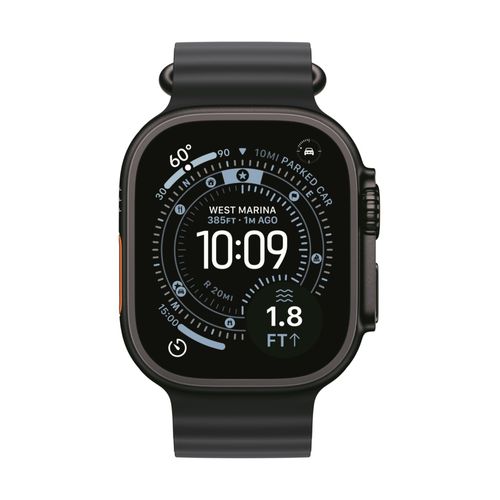 Apple Watch Ultra 3 GPS + Cellular 49mm Black Titanium Case with Black Ocean Band APPLE