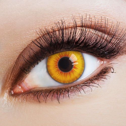Kalanka-Aricona Lentilles De Contact Colorées Lentilles De Contact Colorées Lentilles Annuelles D'halloween Pour Costume De Vampire - Sans Correction
