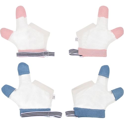 Kalanka-Lot De 2 Paires De Gants Anti-Succion Anti-Succion Anti-Succion - Gants Anti-Succion - Gants Anti-Rayures Pour Enfants Et Tout-Petits () Des Doigts