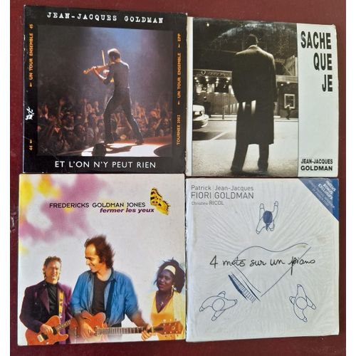 Jean-Jacques Goldman Lot De 4 Cd Singles