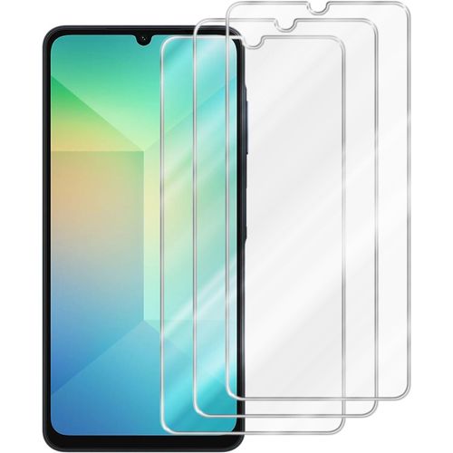 SJZG-Store 3 Pièces Verre Trempé Compatible Avec Samsung Galaxy A06 5G, Film Protection Écran, 9H Duretépour Samsung Galaxy A06 5G