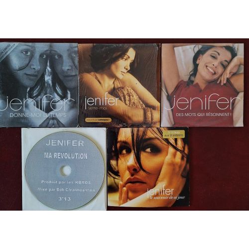 Jenifer Lot De 5 Cd Singles