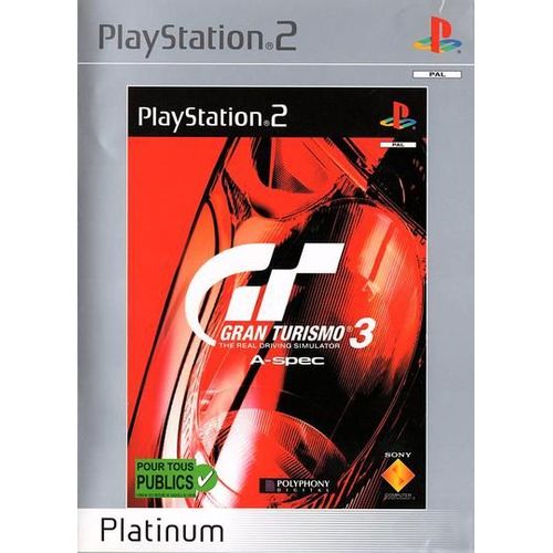 Jeu PS2 gran turismo 3