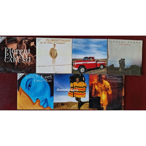 Florent Pagny Lot De 7 Cd Singles
