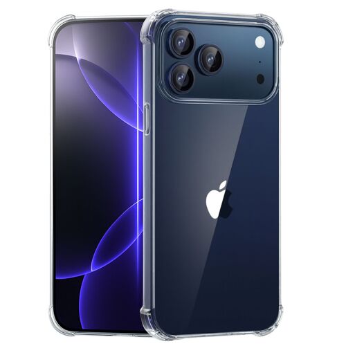Coque pour iPhone 17 PRO MAX - Antichoc Protection Silicone Souple Transparent Phonillico©