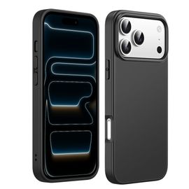 Coque Noir pour iPhone 17 PRO MAX - Silicone Gel TPU Protection Souple Ultra Mince Phonillico©