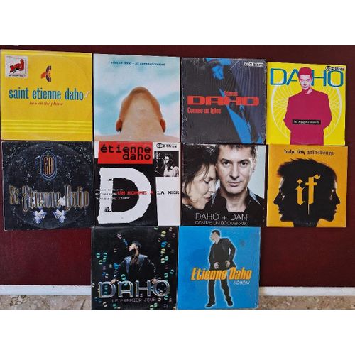 Etienne Daho Lot De 10 Cd Singles