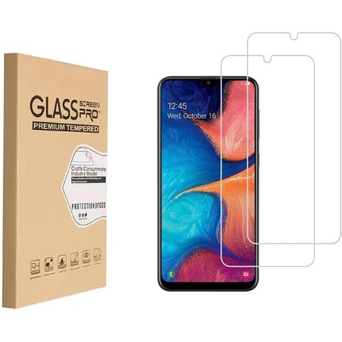 SJZG-(2 Pack) Conçu Pour Samsung Galaxy A20E Protecteur D'Écran En Verre Trempé 9H Anti Scratch Hd Clear Bubble Free
