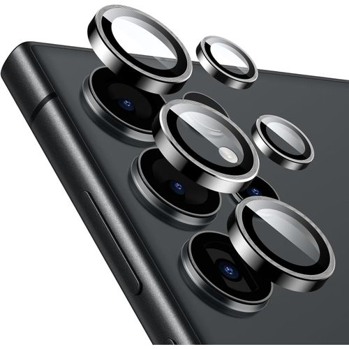 Sjzg-Protection D'objectif D'appareil Photo Pour Samsung Galaxy A14 4g/5g, Verre Trempé Résistant Aux Rayures Avec Anneau En Aluminium, Protecteur D'objectif D'appareil Photo Compatible Avec Les