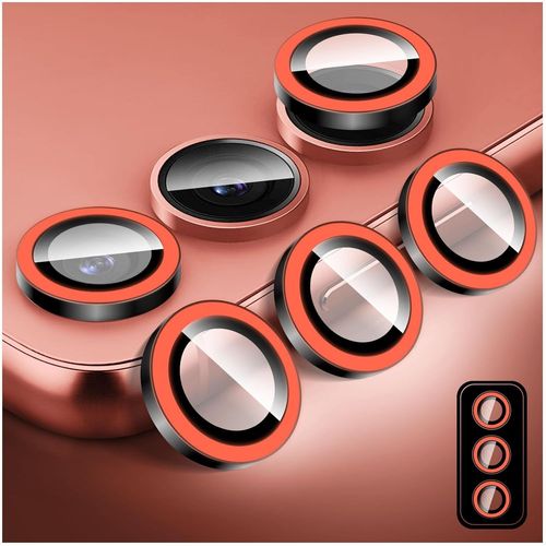 Protecteur D'objectif D'appareil Photo Lumineux Pour Samsung Galaxy A05s, Protecteur D'écran De Couverture De Caméra En Verre Trempé Coloré, Anneaux En Alliage D'aluminium