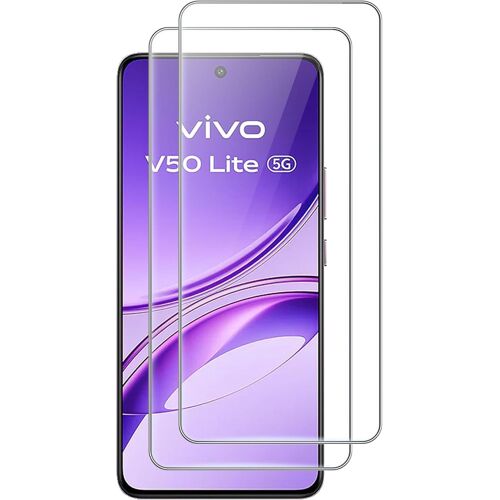 SJZG-Lot De 2 Protections D'Écran En Verre Trempé Pour Vivo V50 Lite, Anti-Rayures, Compatibles Avec Les Coques, Anti-Traces De Doigts, Anti-Rayures