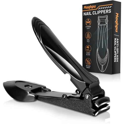 Kalanka-Coupe Ongle, Cadeau Homme Noel, Coupe Ongles Professionnel Avec Récupérateur, Idee Cadeau Homme Original, Gadget Insolite Utile Coupe-Ongles Anti-Éclaboussures Pour Ongle Des Doigts Et Des Pi 