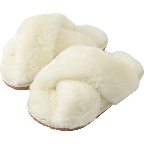 Chaussures Maasschaussons Hiver Pantoufle Peluche Fourrure Chaussons Chaudes De La Maison Pantoufles Bout Ouvert Slippers