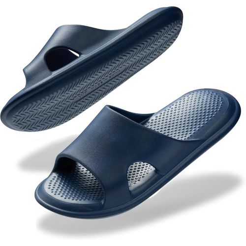 Maas-Claquettes Femme Chaussons Hommes Confort Douche Sandales Antidérapant Maison Sliders Plage Pantoufles Soft Tongs Sandales