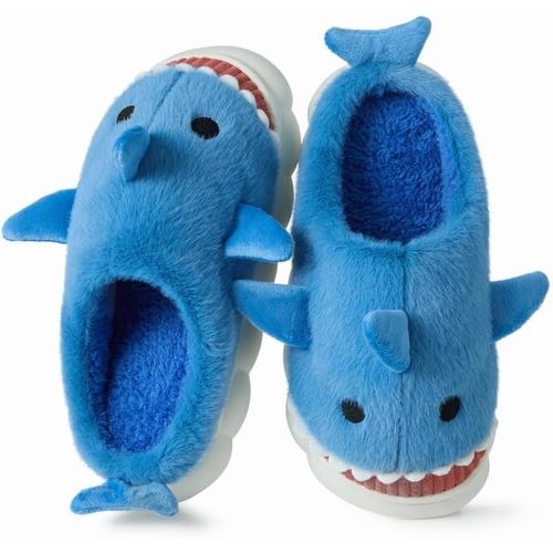 Maas-Chaussons Femme Homme Pantoufles De Vache Hiver Chaude Peluche Fourrure Confortable Cartoon Animaux Chaussures Doublure Antidérapantes Intérieur/Extérieur