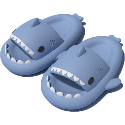 Maas-Claquettes De Requin Femme Homme Chaussons Tongs Sandales Femme Été Pantoufles De Douche Antidérapantes Confortables Chaussures De Plage Et Piscine Shark Slides Slippers