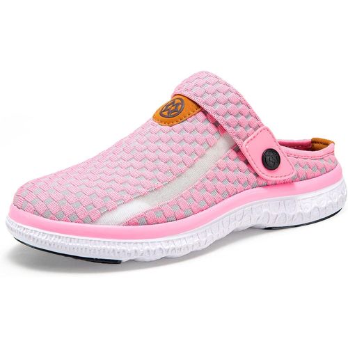 Maas-Sabots Mules Femme Homme Respirant Chaussures De Jardin Sandales De Plage Piscine Pantoufles D'été Chaussons