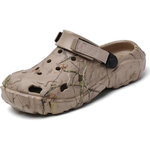 Maas Hommes Camo Sabots Chaussures De Jardin Sandales Pantoufles Chaussures De Travail Chaussures En Caoutchouc Pour Piscine Plage Jardin Salle De Bain Cuisine Hôpital Intérieur Extérieur