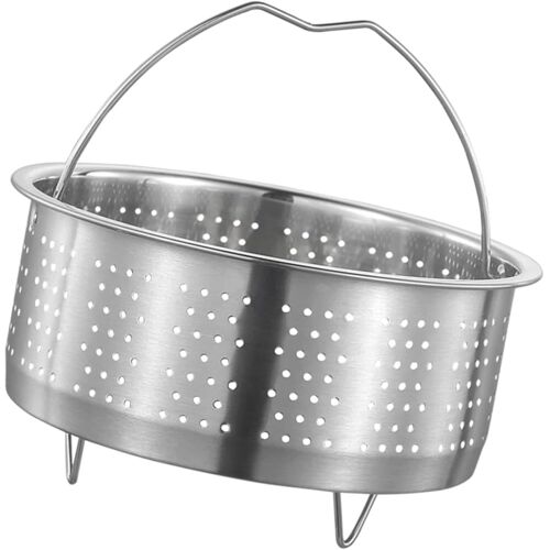 Jexnovashop-Insert De Cuiseur Vapeur, Diamètre : 20 Cm, En Acier Inoxydable, Pour Casserole, Passoire Ronde De 20 Cm, Pour Cuire Le Riz, Les Légumes, Le Poisson, Les Pommes De Terre, Les ?ufs