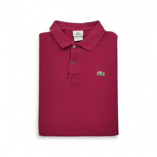 Reconditionné - Polo Manches Courtes Homme Rouge Lacoste - Col Polo - Taille Xl - Homme - Rouge