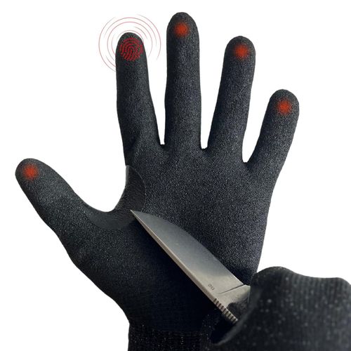 CFRX-Gants anti-coupures de police niveau 5 - Gants de travail - Idéal comme anti-coupure policière / jardinage / gants de travail (M /8)