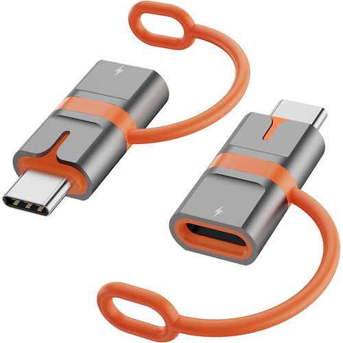 TRAHOO-Adaptateur Lightning vers USB C 2 Pièces Rapide 36W et Transmission de Données (Pas pour Audio/OTG/Écouteurs) Lightning Femelle vers USB C Mâle pour iPhone 16 15 Pro Max iPad Pro/Air Samsung
