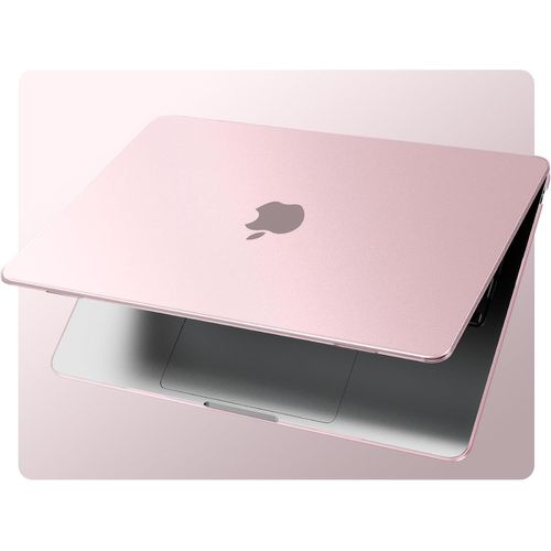 KALANKA-Coque Compatible avec MacBook Air 13 Pouces M4 M3 M2 2025 2024 2022: Liquid Retina 13,6"" A3240 A3113 A2681 Mac Book Air Protection Étui Rigide Moins de Traces de Doigts - Rose Mat