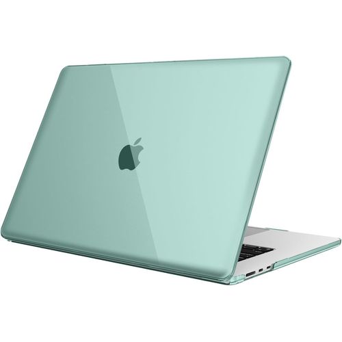 CMJAAGUR-Coque Compatible Avec Macbook Air 15 Pouces M4 M3 M2 (A3241/A3114/A2941, 2025/2024/2023) - Coque Fine Et Légère Etui Rigide Pour Macbook Air 15.3"", Vert Cristallin[M2881]