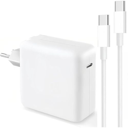 Chargeur Macbook Pro 67w Usb - C Pour Macbook Pro/Air 13-15 Pouces 2018-2024,Ipad 12,9/11 Pouces, Ipad Air 5/4,Acer, Thinkpad, Hp Et Tous Les Périphériques Usb -C Avec Câble 2m/6.6f[Z2298]