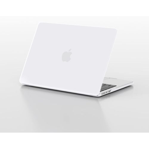 KALANKA-Coque Compatible avec MacBook Air 13 Pouces M4 A3240 M3 A3113 M2 A2681, Version 2025 2024 2022, Étui de Protection Rigide, Blanc Mat