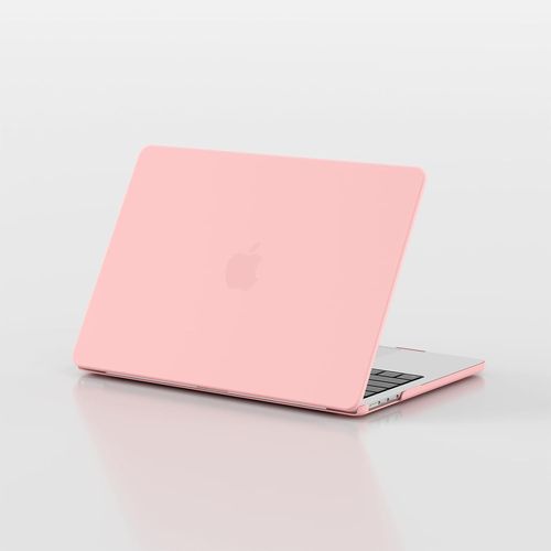 KALANKA-Coque Compatible avec MacBook Air 13 Pouces M4 A3240 M3 A3113 M2 A2681, Version 2025 2024 2022, Étui de Protection Rigide, Rose Mat