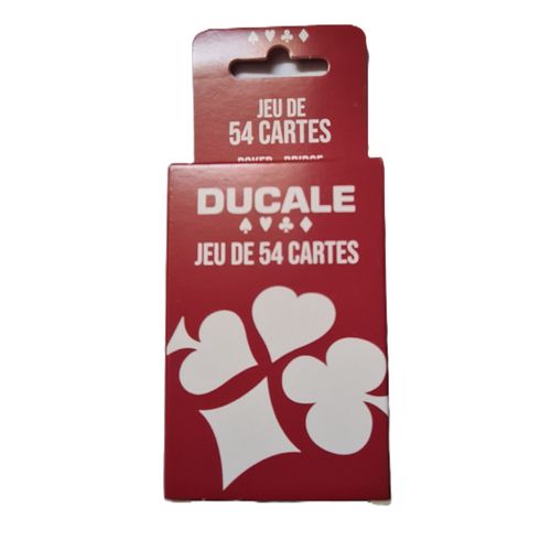 Jeu 54 Cartes Ducale Dos Rouge