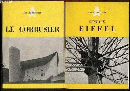 Lot 2 Volumes : Gustave Eiffel + Le Corbusier - Collection Art Et Artistes, Série Les Architectes