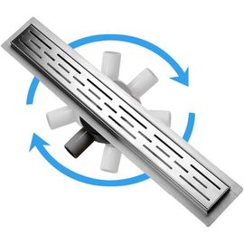 Sienoc Caniveau Pour Douche,90Cm,360¡ã,2 In 1,Caniveau De Douche En Acier Inox Siphon Sol D'¿¿vacuation ¿¿ Carreler Pour Salle De Bain,Avec Appareil D¿¿sodorisant Et Filtre ¿¿ Cheveux