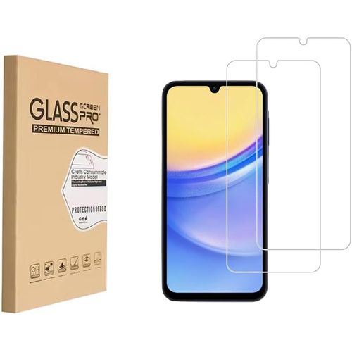 Sjzg-(2 Pack) Conçu Pour Samsung Galaxy A14 5g Protecteur D'écran En Verre Trempé 9h Anti Scratch Hd Clear Bubble Free