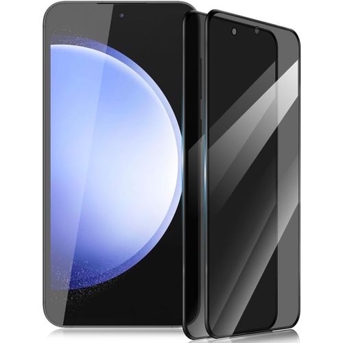 Sjzg-2 Pièces Verre Trempé Anti Espion Pour Samsung Galaxy S23 Fe - Protection D'écran, Dureté 9h, Glass Anti Rayures - Confidentialité Protection En Écran