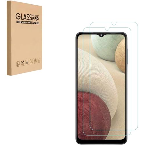 Sjzg-Protection D'écran En Verre Trempé Pour Samsung Galaxy A12 (6,5"") Dureté 9h Sans Bulles Résistant Aux Rayures