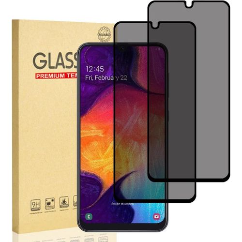 Verre Trempé Anti-Espion Pour Samsung Galaxy A50/A50s, Privacy Protection D'écran, Film En Verre Trempé, Dureté 9h, Anti-Rayures, Sans Bulles, Anti-Empreintes, Facile À Installer, 2 Pièces
