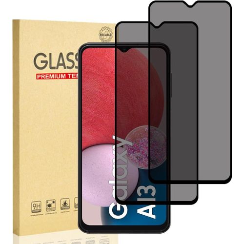 Sjzg-Verre Trempé Anti-Espion Pour Samsung Galaxy A13 4g/5g, Privacy Protection D'écran, Film En Verre Trempé, Dureté 9h, Anti-Rayures, Sans Bulles, Anti-Empreintes, Facile À Installer, 2 Pièces