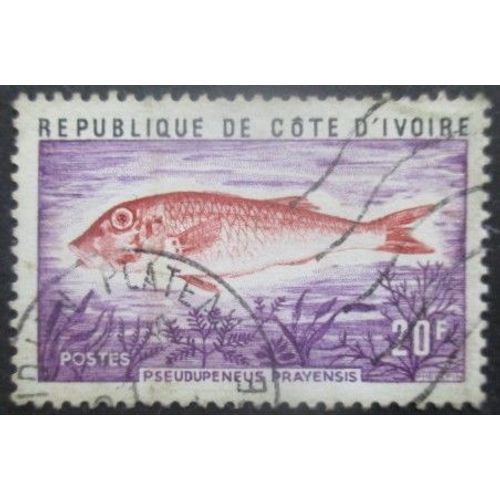 Cote D'Ivoire N°355 Poisson Oblitéré
