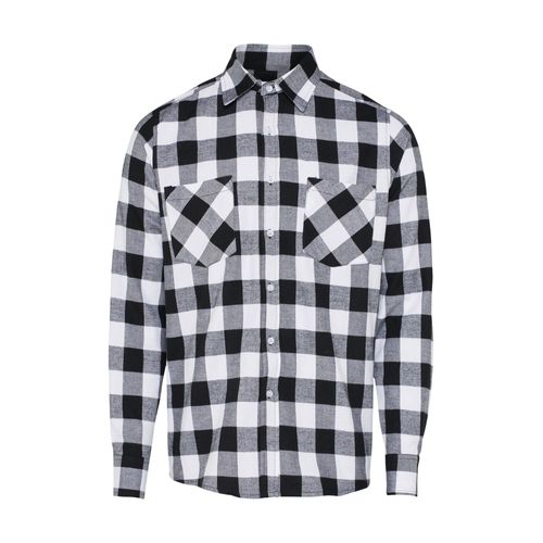 Urban Classics Chemise Noir / Blanc