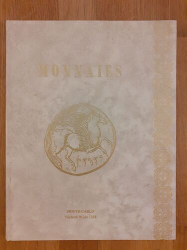 Catalogue Numismatique Monté Carlo Juin 1978