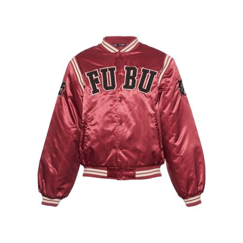 Fubu Veste Mi-Saison Rouge Cerise / Noir / Blanc