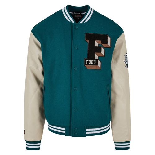 Fubu Veste Mi-Saison Beige / Vert / Noir