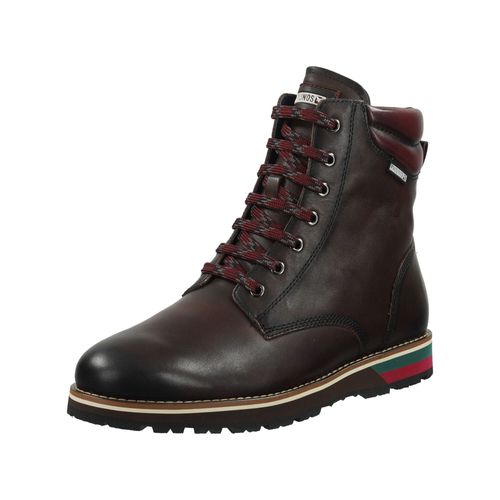 Pikolinos Bottines Lacets Brun Foncé Bordeaux