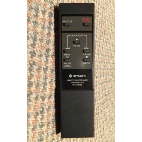Originale télécommande Hitachi 8mm Video Camera Camcorder Remote Control Model No : VM-RME15E VMRME15E Hitachi Part No: 5615225 For use with VME16E and all other Hitachi 8mm Cameras